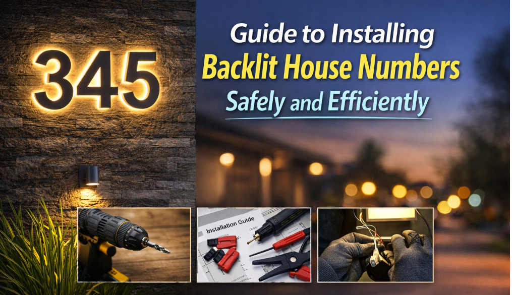 Backlit House Numbers