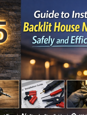 Backlit House Numbers