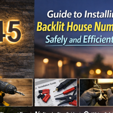 Backlit House Numbers