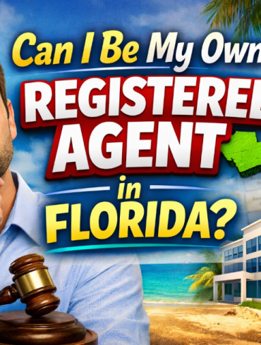 Can i be my own registered agent in florida