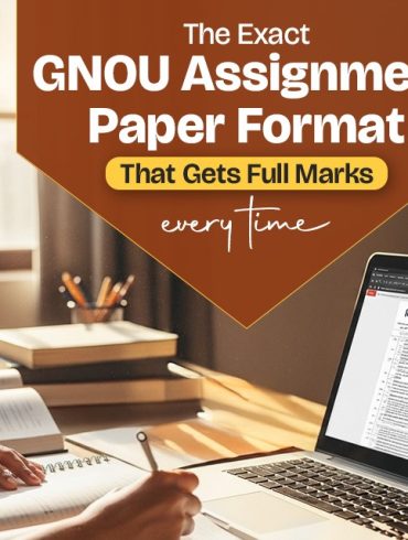 The Exact IGNOU Assignment Paper Format That Gets Full Marks Every Time