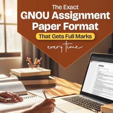 The Exact IGNOU Assignment Paper Format That Gets Full Marks Every Time