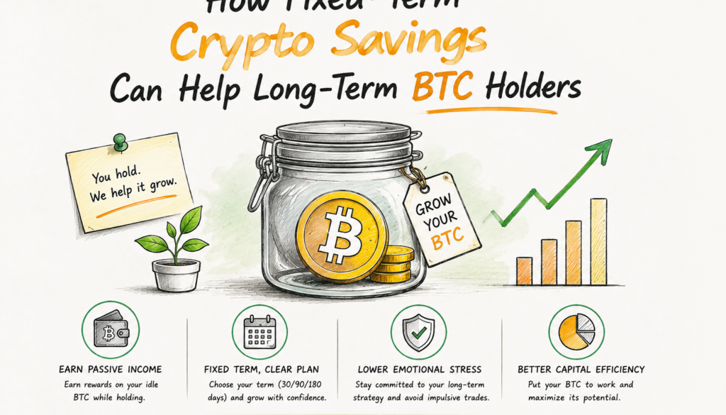 How Fixed-Term Crypto Savings Can Help Long-Term BTC Holders