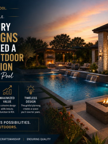 Why Luxury Pool Designs in Texas Need a Complete Outdoor Living Vision - Not Just a Pool