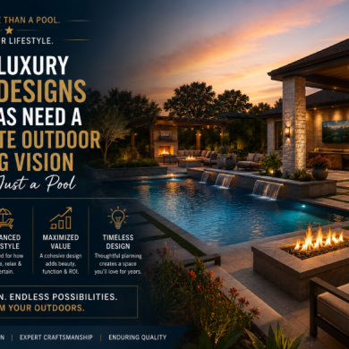 Why Luxury Pool Designs in Texas Need a Complete Outdoor Living Vision - Not Just a Pool