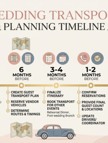 Wedding Transport Planning Timeline | Wedding Car Hire Guide