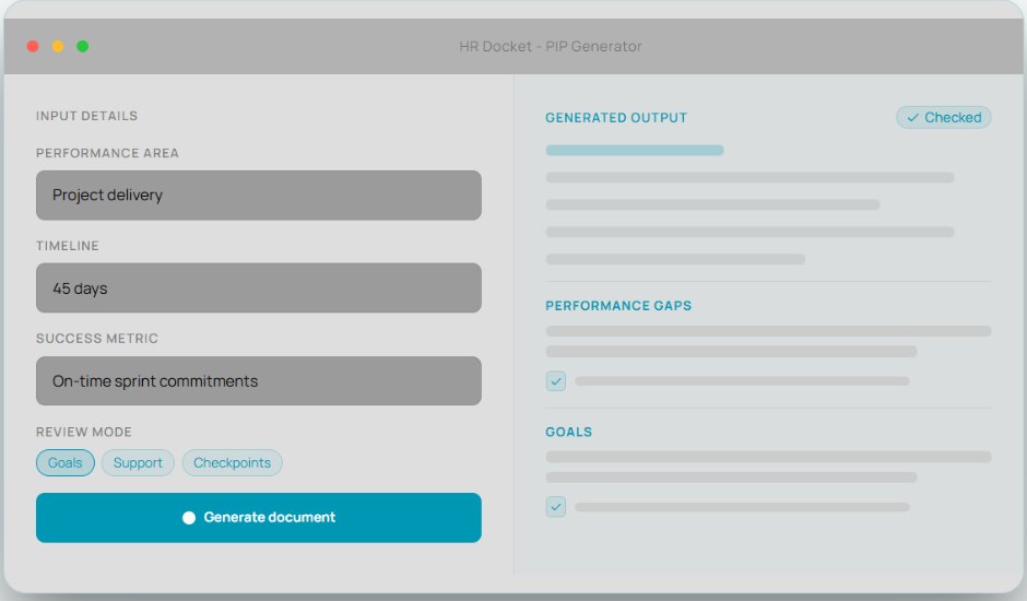 How to Generate Performance Improvement Plan (PIP) That Works.