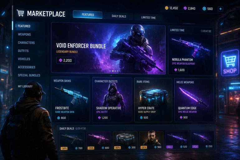 How In-Game Marketplaces Are Changing Modern Multiplayer Games