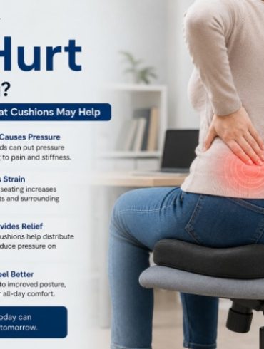 Why Does My Hip Hurt After Sitting? How Memory Foam Seat Cushions May Help