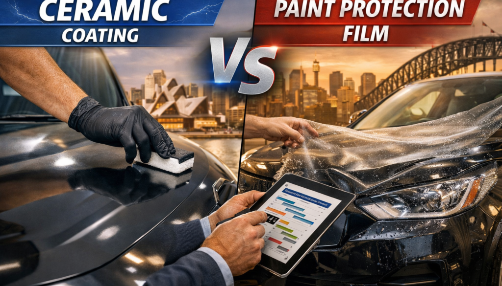 Ceramic Coating Sydney vs Paint Protection Film