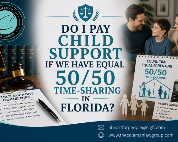 Do I Pay Child Support If We Have Equal 50/50 Time-Sharing in Florida? 