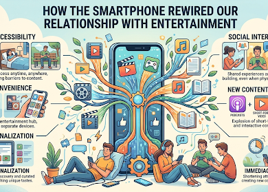 The smartphone belongs in that same lineage, except its reach might be the widest of them all.