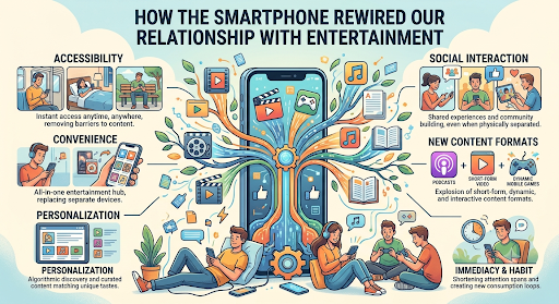 The smartphone belongs in that same lineage, except its reach might be the widest of them all.