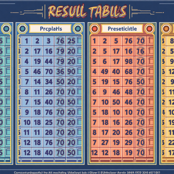 How Result Tables Help Readers Understand 4D Draws