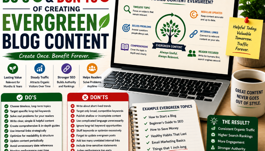 Do's and Don'ts of Creating Evergreen Blog Content