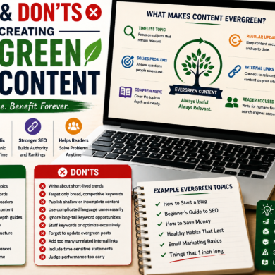 Do's and Don'ts of Creating Evergreen Blog Content