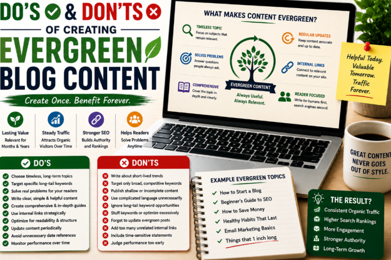 Do's and Don'ts of Creating Evergreen Blog Content