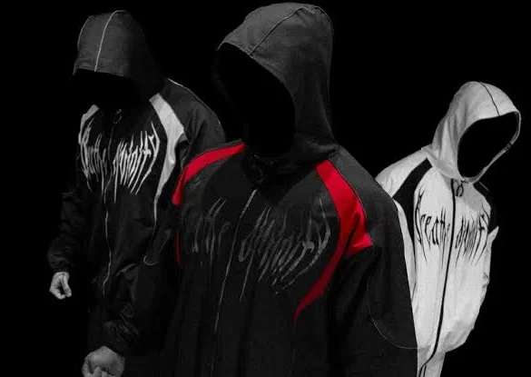 Breathedivinity clothing dark streetwear and techwear outfit lookbook