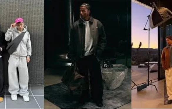 Cole Henry clothing hoodies, tees, and bottoms laid out for a 2026 streetwear lookbook